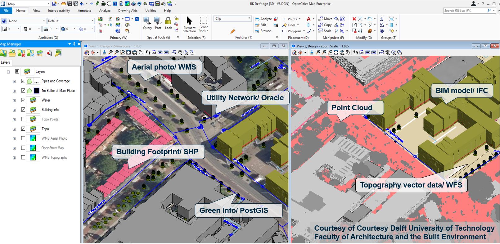 2D, 3D & 4D GIS Mapping Software